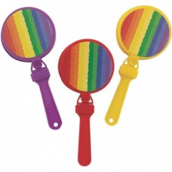 RAINBOW HAND CLAPPERS - Toys - 12 Pieces $26.67 Noisemaker Toys