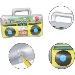 Inflatable Boom Box 90s Phone Prop Inflatable Mobile Phones Inflatable Microphones for 80s 90s Party Decorations Inflatable P...