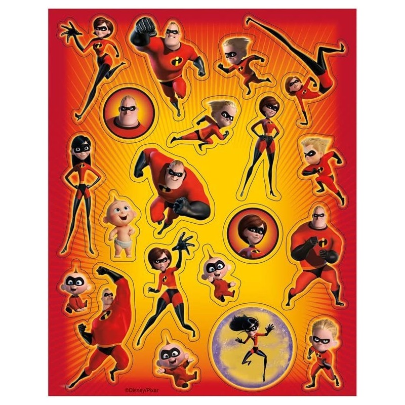 Disney The Incredibles 2 Sticker Sheets | Assorted Designs | 4 Pcs $18.14 Kids' Stickers