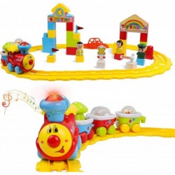 Baby Toys Train Set-Musical Electric Train with Tracks Building Blocks-Toddler Train Educational Preschool Learning Gift for ...