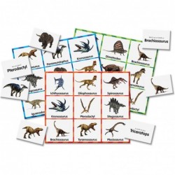 The Learning Journey: Match It! Bingo - Dinosaurs - Sight Word Bingo - Award Winning Toys $24.24 Kids' Play Dinosaur & Prehis...