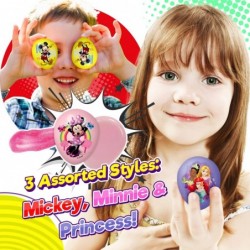 Disney Glitter Putty Eggs Stretchy & Bouncy (12 Packs Assorted) JA-RU. Mickey Glitter Minnie & Princess Slime Fidget Toy Bulk...