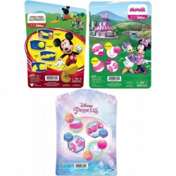 Disney Glitter Putty Eggs Stretchy & Bouncy (12 Packs Assorted) JA-RU. Mickey Glitter Minnie & Princess Slime Fidget Toy Bulk...