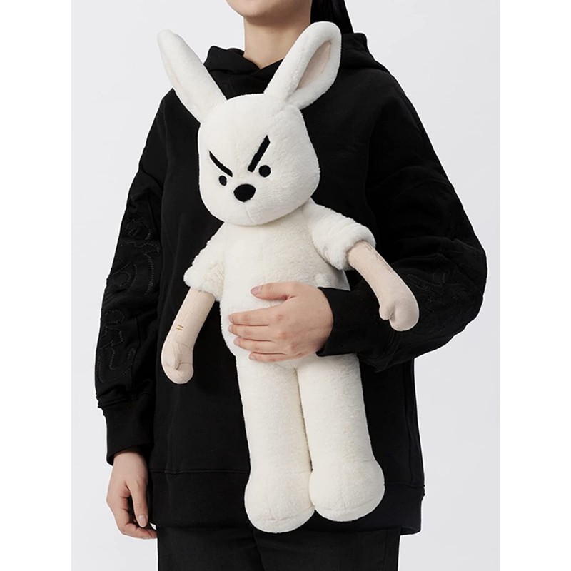 Fearless Bunny Stuffed Animals Large 17'' [Anti-Anxiety Pockets] Cuddle Stuffed Animals Cute Plushies [Courage Awaken] Stuffe...