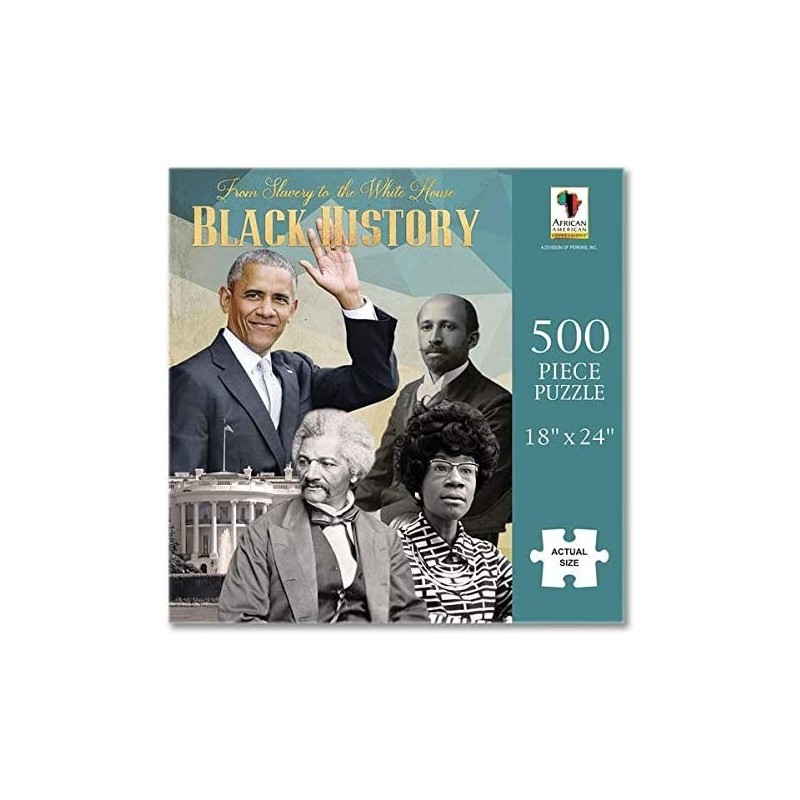 from Slavery to The White House Black History Puzzle - Black Historical Figures - Inspirational Gifts for Family & Adults - 5...