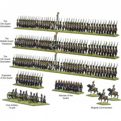 Black Powder Epic Battles: The Waterloo Campaign French Middle & Old Guard Military Table Top Wargaming Plastic Model Kit 312...