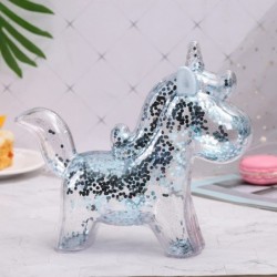 Unicorn Piggy Banks Toy Gifts for Kids Christmas Coin Cash Money Bank ATM Piggy Saving Bank Plastic Cute Box for Real Money f...