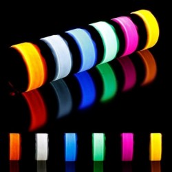 LED Light up Slap Wristband Flashing Bracelets for Kids Glow in The Dark Armband for Adults Night Safety Toys for Walking Run...