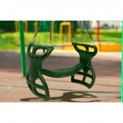 Glider Swing for Swingset Swing Set Accessories Back-to-Back Glider for Two Kids Attachment Options Included Green $131.67 Pl...