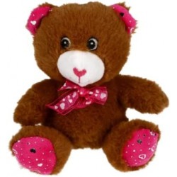 LSM Set of Four 7 inches Fuzzy Scented Bears -- Color May Vary Friends Valentines Chocolate Bundled with Ogetto Red $29.73 St...