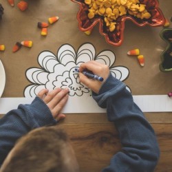 Color Your Own Turkey Crowns | Thanksgiving Coloring Headbands | 12 Count | Kids Thankful School and Holiday Craft Activity $...