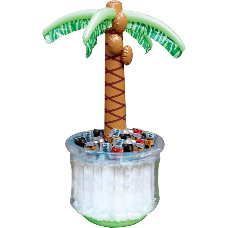 60" Inflatable Palm Tree Cooler Beach Theme Party Decor Party Supplies for Pool Party and Beach Party $42.03 Kids' Party Deco...