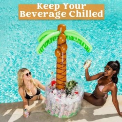 60" Inflatable Palm Tree Cooler Beach Theme Party Decor Party Supplies for Pool Party and Beach Party $42.03 Kids' Party Deco...