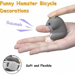 Duck Bike Bell with Light and Helmet Cute Hamster Bicycle Horn Dashboard Decoration Hamster Toy Motorcycle Bike Bells Rubber ...