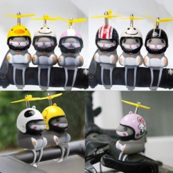 Duck Bike Bell with Light and Helmet Cute Hamster Bicycle Horn Dashboard Decoration Hamster Toy Motorcycle Bike Bells Rubber ...