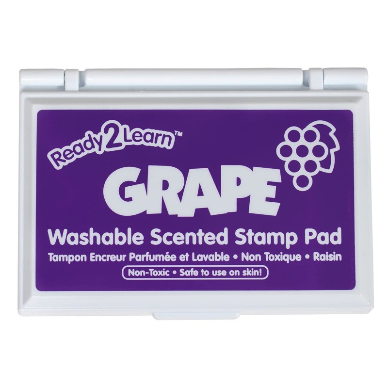 Scented Stamp Pad - Grape - Purple - Non-Toxic - Fade Resistant - Fun Art Supplies for Kids $13.89 Kids' Drawing & Writing Bo...