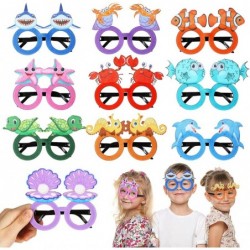 10 Pieces Sea Animal Theme Party Supplies Ocean Animal Party Glasses Felt Sea Birthday Party Favors Funny Eyewear Costume for...