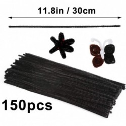 150 Pieces Black Pipe Cleaners Chenille Stem Pipe Cleaners Chenille Stem Craft Pipe Cleaners Art Pipe Cleaners Pipe Cleaners ...