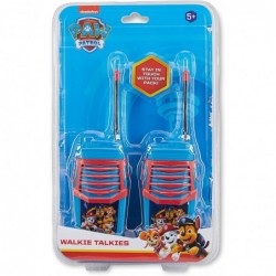 Paw Patrol Molded Walkie Talkie for Kids Safe and Flexible Antenna Over 1000ft Range Easy-to-Use Power Switch Belt Clip Pack ...