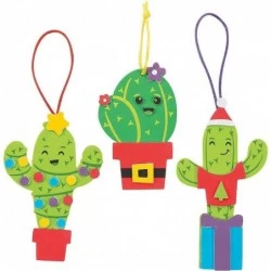 Christmas Cactus Ornament Craft Kit - Crafts for Kids and Fun Home Activities $31.51 Craft Kits