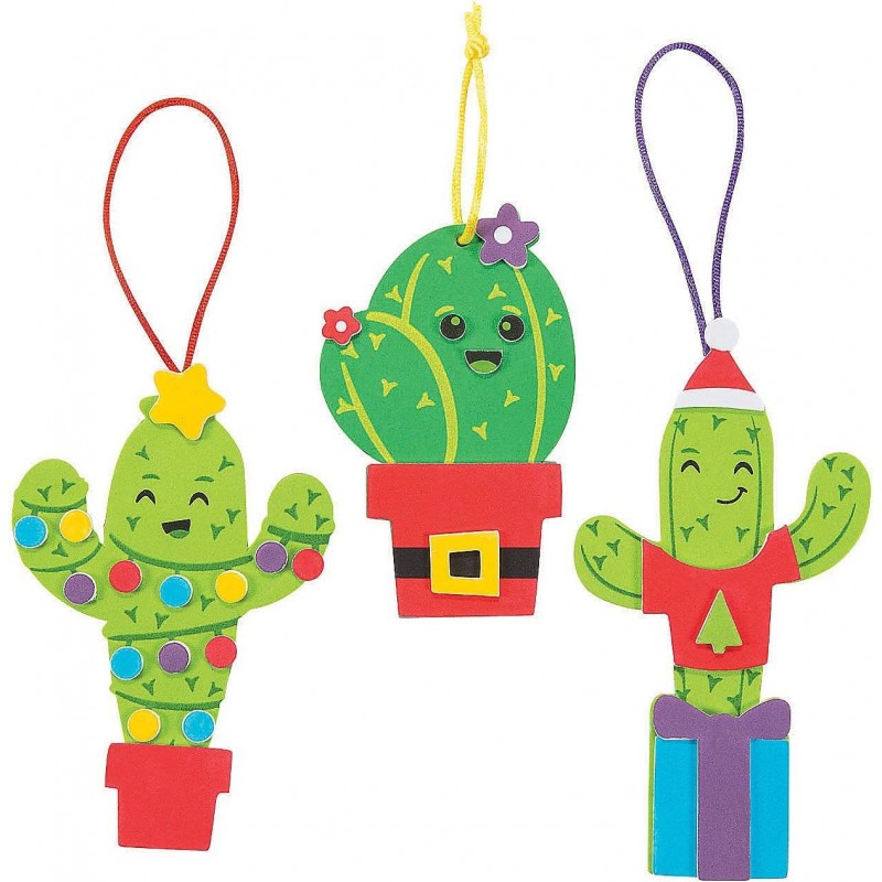 Christmas Cactus Ornament Craft Kit - Crafts for Kids and Fun Home Activities $31.51 Craft Kits