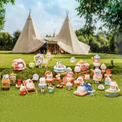 BOBO & Coco Go Camping Series 3PC Exclusive Action Figure Box Toy Bulk Box Popular Collectible Art Toy Cute Figure Creative G...