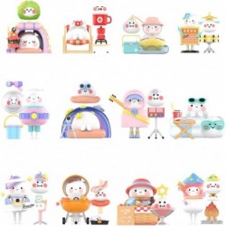 BOBO & Coco Go Camping Series 3PC Exclusive Action Figure Box Toy Bulk Box Popular Collectible Art Toy Cute Figure Creative G...