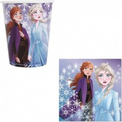 Mega Frozen 2 Birthday Party Supplies and Decoration Pack For 16 With Dinner and Dessert Plates Napkins Tablecover Candle Pen...