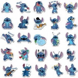 50PCS Stitch Laptop Stickers Cute Cartoon Waterproof Vinyl Decals for Water Bottles Tumbler Scrapbook Skateboard Sticker Gift...