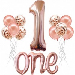 Large Rose Gold One Balloon for First Birthday - Number 1 Balloon 40 Inch | 1st Birthday Girl Decoration | Rose Gold 1 Balloo...