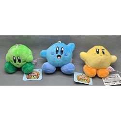 Kirby Plush Strap 6pcs Doll Stuffed Animals Cute Soft Anime Collection Toy Compatible with Nintendo $44.51 Plush Puppets