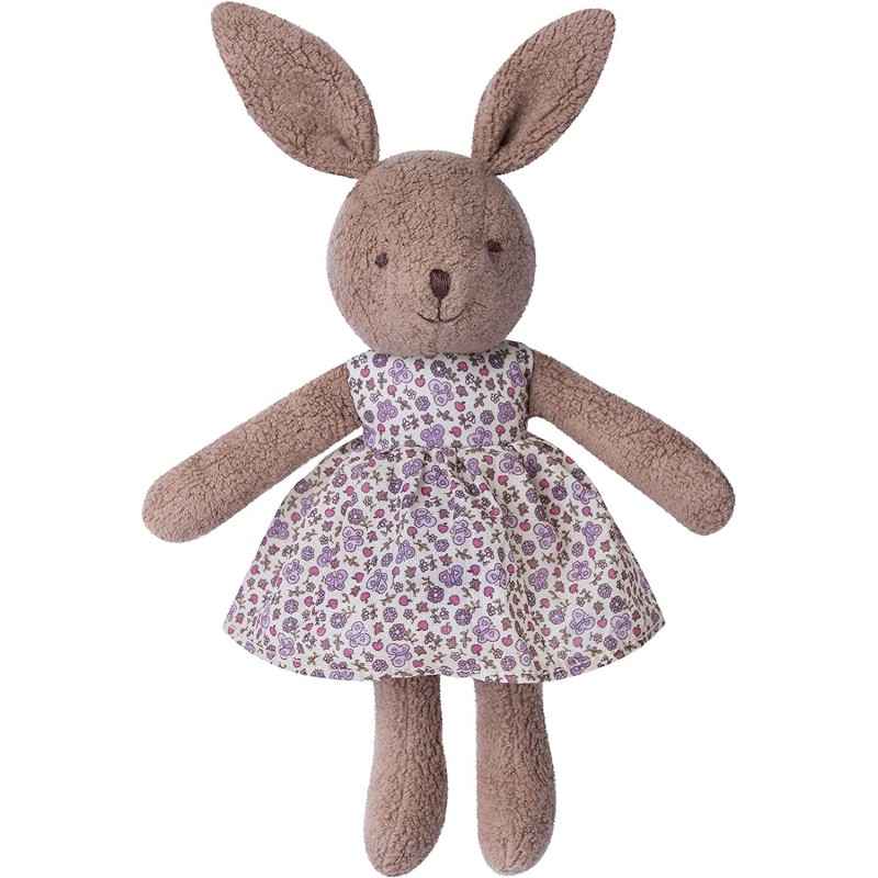 Little Cocoa Brown Plush Bunnies Baby Toy for Newborns Infants Toddlers - Hypoallergenic 100% Organic Cotton $52.10 Plush Fig...