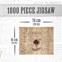 Harry Potter Marauder’s Map 1000 Piece Jigsaw Puzzle (PP7803HP) $29.12 Jigsaw Puzzles