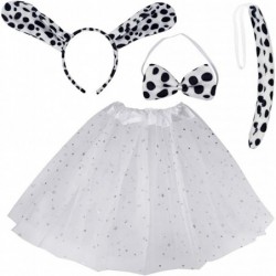 Dalmatian Costume Set Dog Ears Headband Bowtie Tail Tutu for Kids Girls Halloween Costume Cosplay Party $17.42 Kids' Costumes