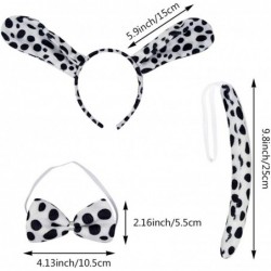 Dalmatian Costume Set Dog Ears Headband Bowtie Tail Tutu for Kids Girls Halloween Costume Cosplay Party $17.42 Kids' Costumes