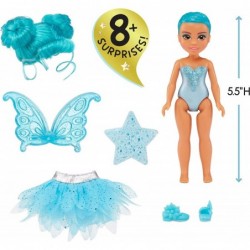 MGA's Dream Bella Color Change Surprise Little Fairies 5.5" Doll - DreamBella Teal Fairy with Wings and Teal Hair Great Gift ...