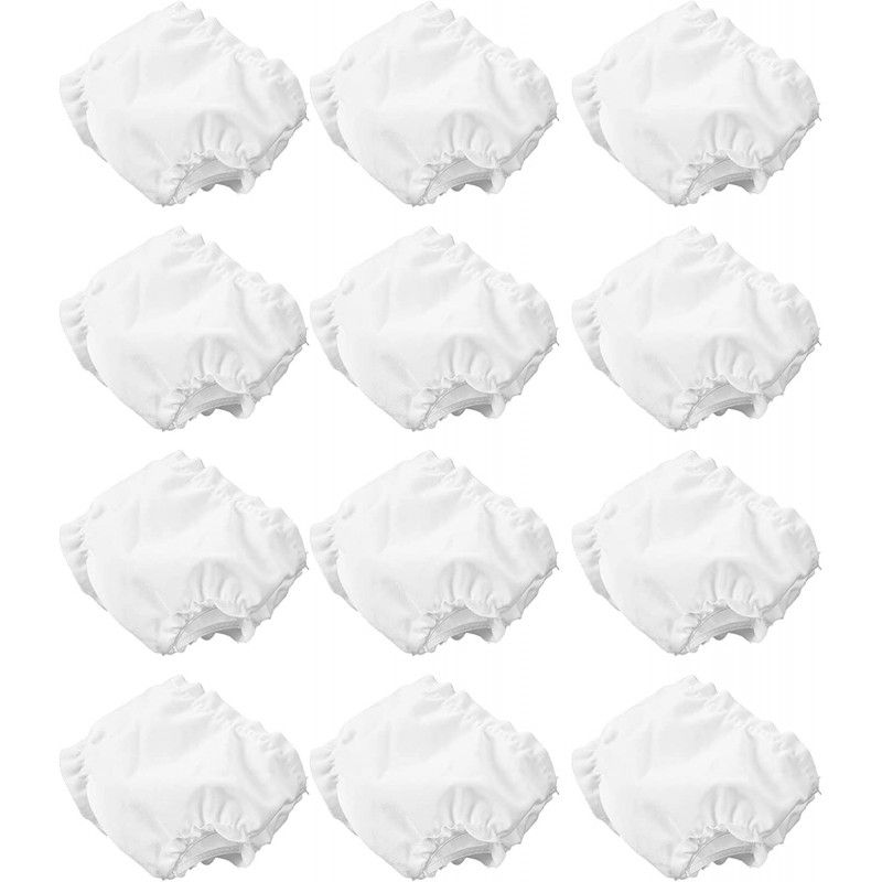 Set of 12 White Doll Diapers Baby Doll Diapers Underwear Set for 10- inch Dolls and Other Similar Dolls Baby Doll Diapers Reu...