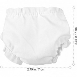 Set of 12 White Doll Diapers Baby Doll Diapers Underwear Set for 10- inch Dolls and Other Similar Dolls Baby Doll Diapers Reu...