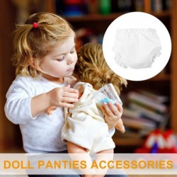 Set of 12 White Doll Diapers Baby Doll Diapers Underwear Set for 10- inch Dolls and Other Similar Dolls Baby Doll Diapers Reu...