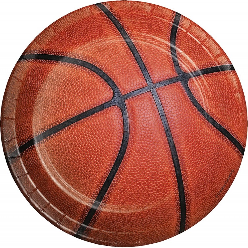 Basketball Dessert Plates 24 ct $19.28 Kids' Party Tableware