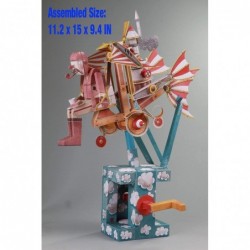 Automata Paper Machine Moving Model (Fun & Educational DIY Toy Project) Designed by Keith Newstead + Bonus X'Mas Doorknob Han...