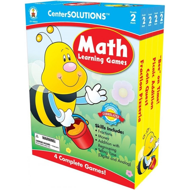 Carson-Dellosa Publishing Math Learning Games $33.00 Early Development & Activity Toys