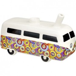 Retro Vintage Bus Pipe - Colorful Flower Burst Design $52.89 Kids' Play Buses