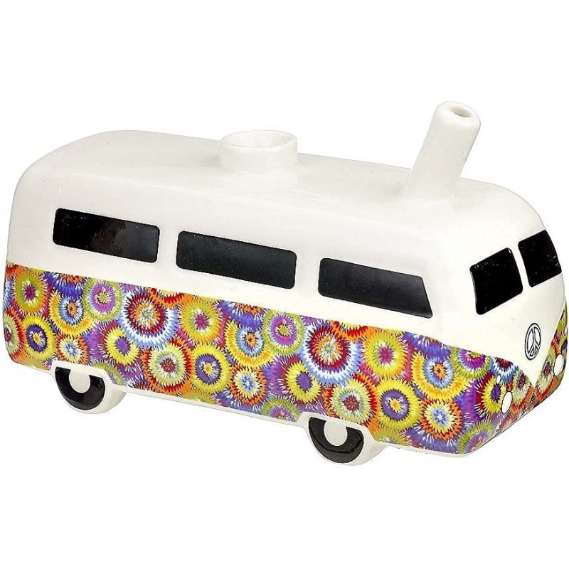 Retro Vintage Bus Pipe - Colorful Flower Burst Design $52.89 Kids' Play Buses