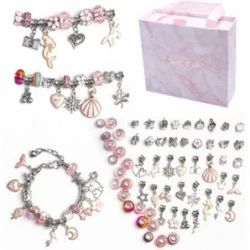 Bracelet Set Bracelets Making Kit Crafts DIY Craft Jewelry Gift Set for for Kids Girls Teens Jewelry Charms Set to Make Hairb...