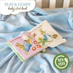 Beatrix Potter Peter Rabbit Soft Teether Book 1 Count (Pack of 1) $31.17 Baby Teether Toys