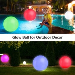 6 Pack Light Up Beach Balls Glow in The Dark Balls for Kids and Adults Pool Toys Party Games 16" Large LED Beach Ball with Re...