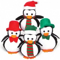 AF817 Penguin Bean Pals (Pack of 4) Assorted $45.00 Plush Interactive Toy Figures