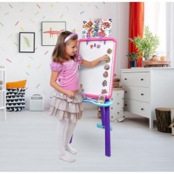 Paw Patrol Standing Art Easel for Kids Toddler Drawing Dry Erase Magnetic Whiteboard Chalkboard Accessories and Tissue Pack (...