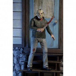 1/4 Scale 7 Inch Jason Voorhees Action Figure - Friday The 13th Part 3 Jason Action Figure Action Figure Horror Model Ornamen...